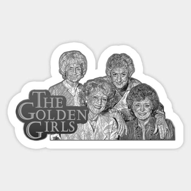 The Golden Girls Classic Mosaic Sticker by neogu